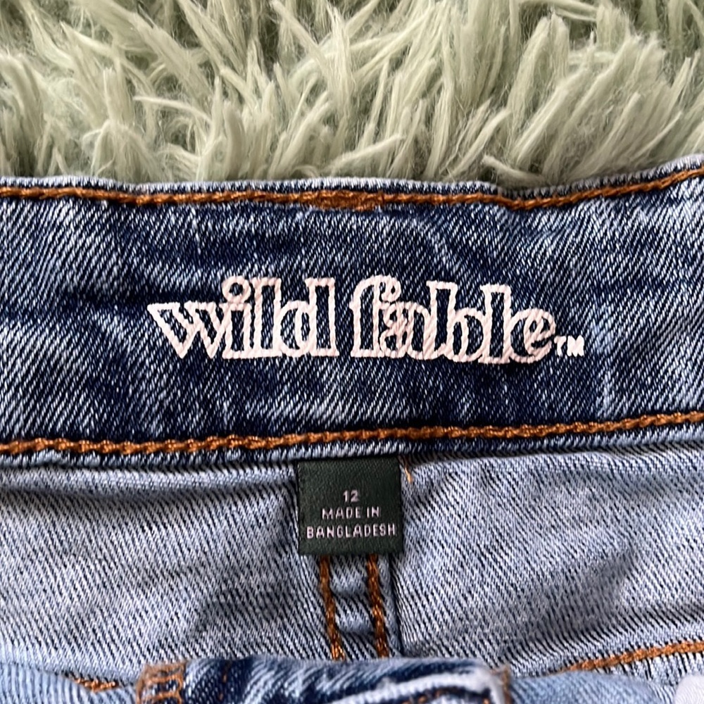 mini jean skirt